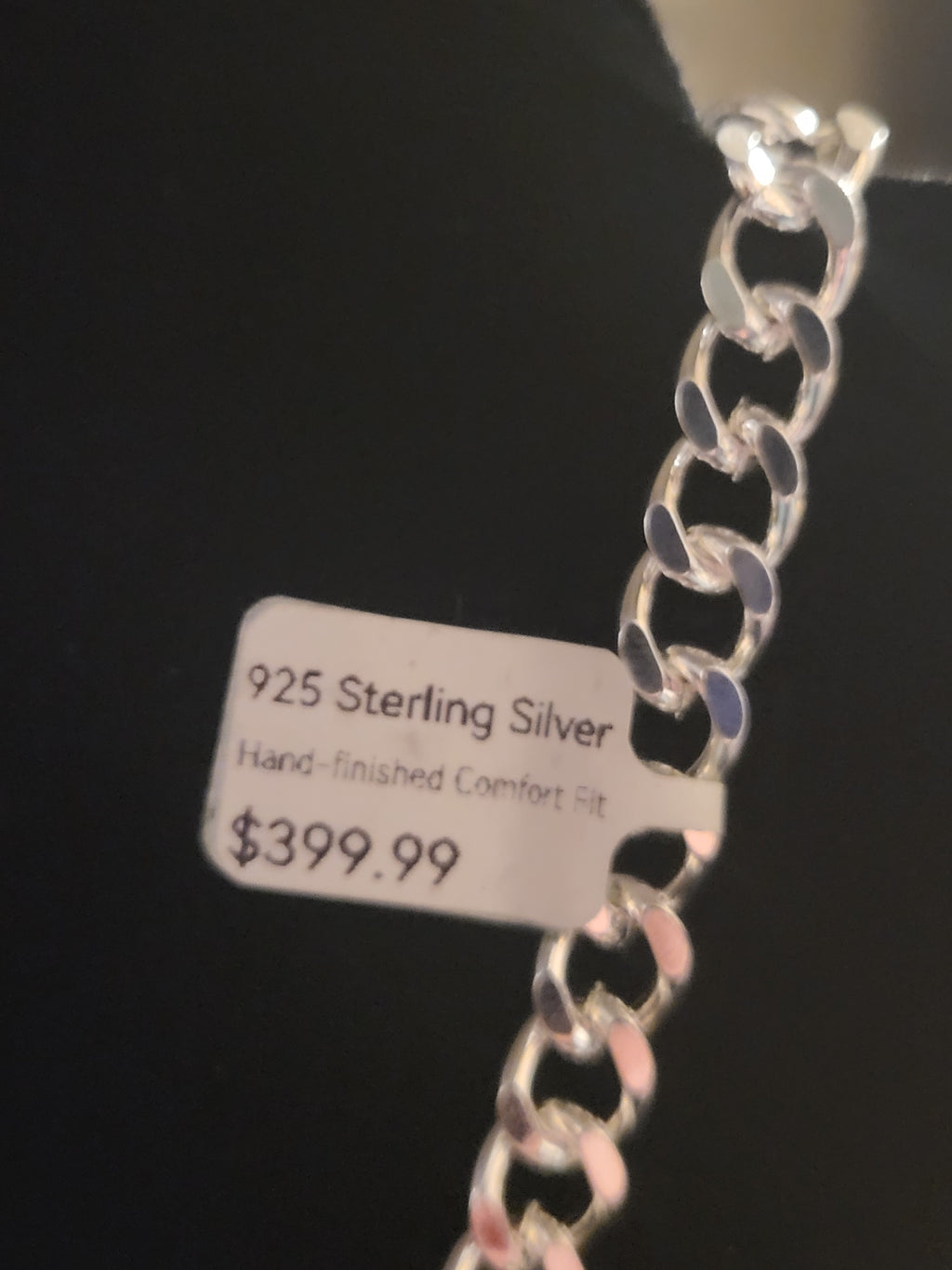 925 Sterling Silver Miami Curb Link Chain