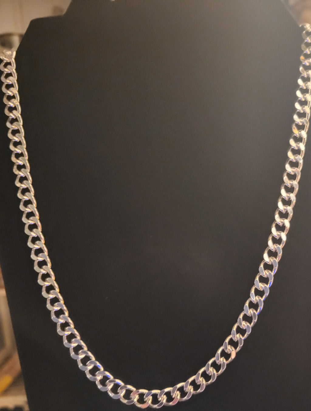 925 Sterling Silver Miami Curb Link Chain