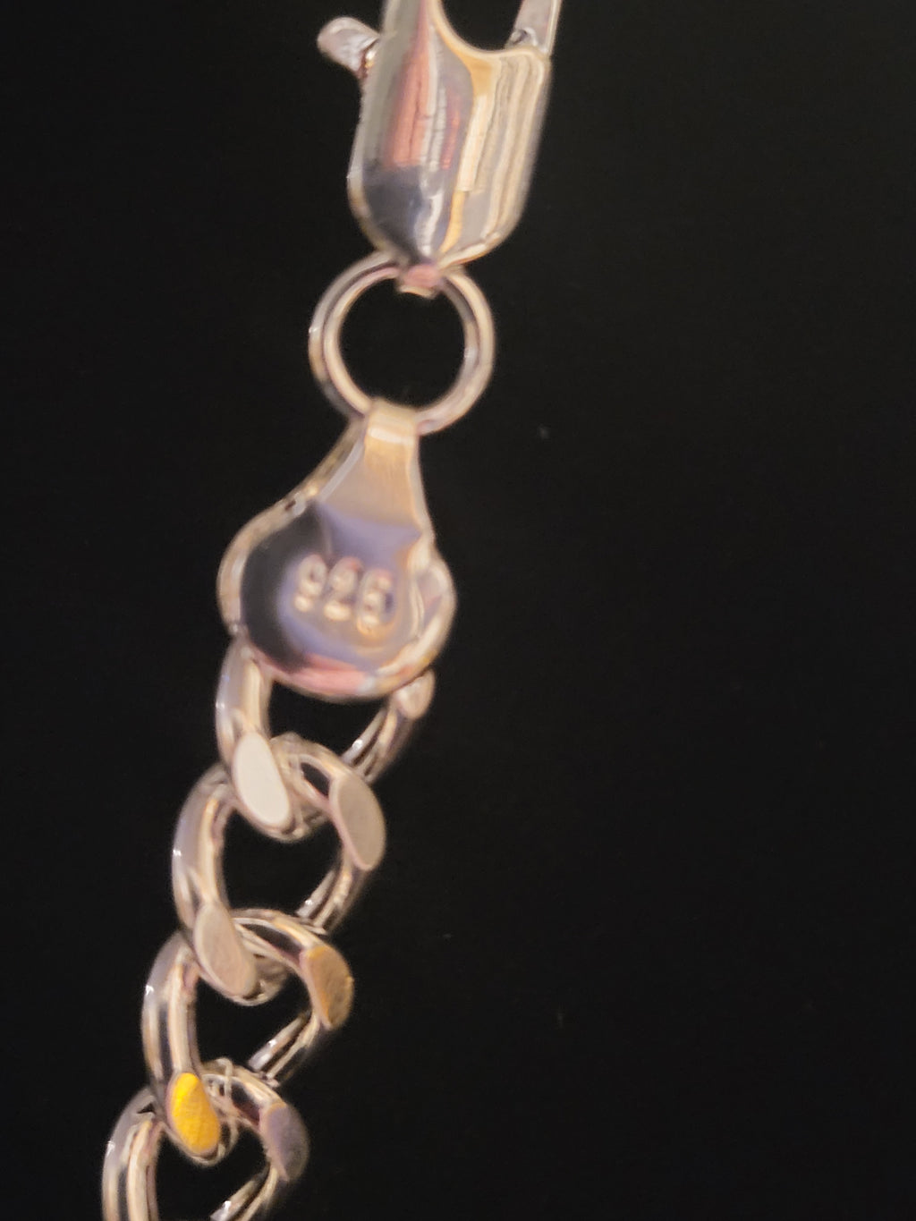 925 Sterling Silver Miami Curb Link Chain